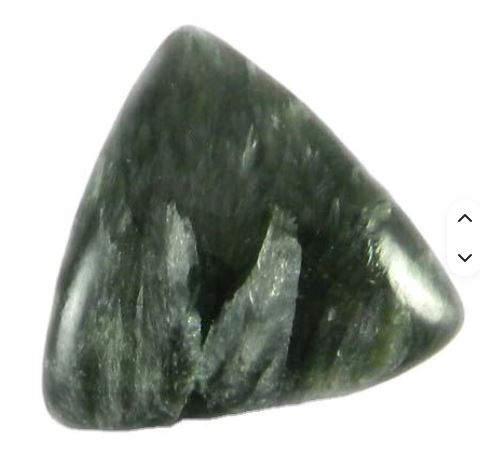 Natural Seraphinite jasper 2425mm Beautiful Triangle Cabochon gemstones for designer jewellery IG0171