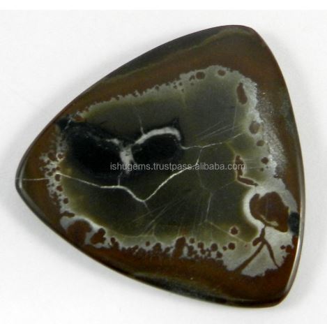 Natural Septarian Jasper 43mm Triangle Cabochon loose stones for jewelry design IG0177