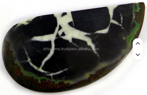 Natural Septarian Jasper 55x28mm Fancy Cabochon Gemstone For Jewelry
