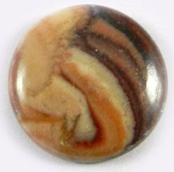 Natural Red Creek Jasper 18mm Round Cabochon 272 gms Loose Gemstone