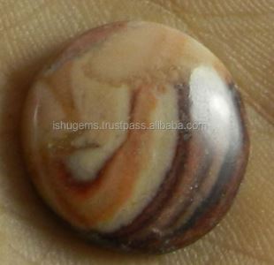 Natural Red Creek Jasper 18mm Round Cabochon 272 gms Loose Gemstone