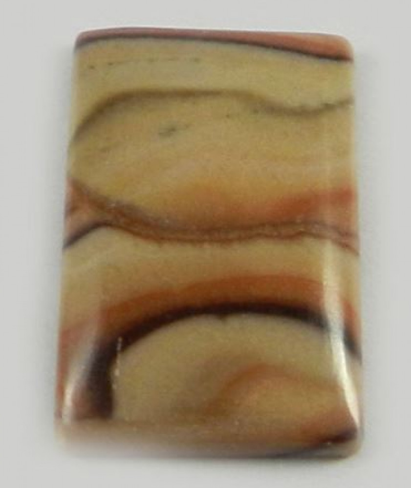 Image of Natural Red Creek Jasper 20x10mm Rectangle Cabochon Polished Stones for Jewelry Making