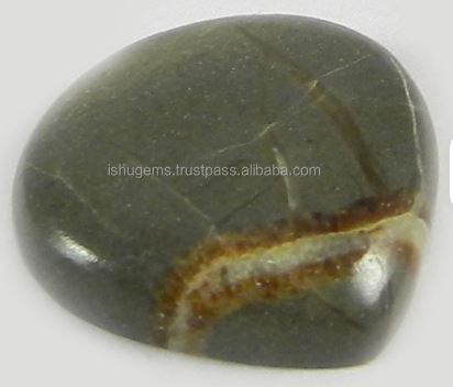18mm Natural Septarian Jasper 18x18mm Heart Beautiful Cabochon 250 gms Loose Gemstone