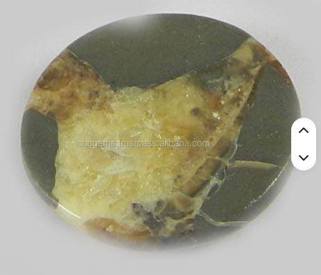 18mm Natural Septarian jasper 290 gms Round Cabochon gemstone IG0201