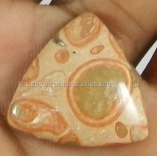 Mookaite Coral Jasper 21x22mm Trillion Cabochon 349 gms Loose Gemstone