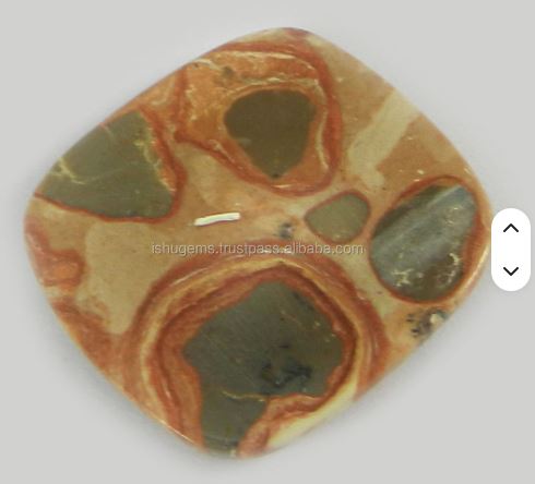 26x27mm Mookaite coral jasper 735 gms Mine Cabochon Gemstone IG0207