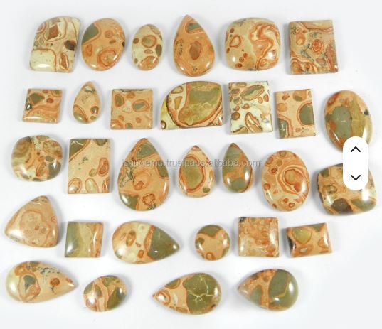 30Pcs Natural Mookaite Jasper 100 gms Free form Mix Shape Cabochon Loose Gemstone