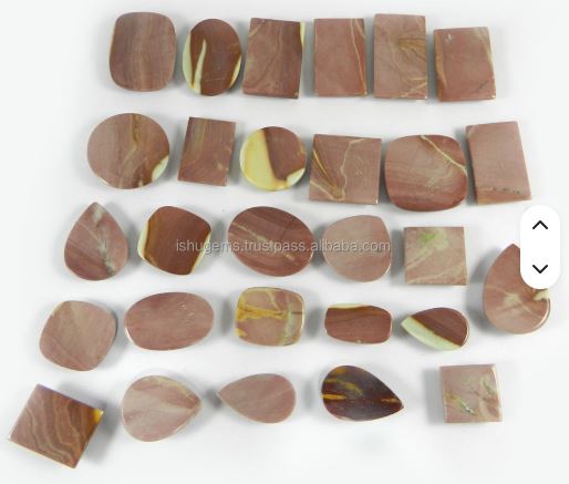 28 Pcs Natural Wagul jasper 100 gms Free form Mix Shape Beautiful Cabochon loose gemstone IG0220