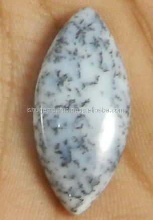 Natural Dendritic Opal 260 gms Beautiful cabochon 14x30mm Marquise Shape loose stones for jewellery making IG0231