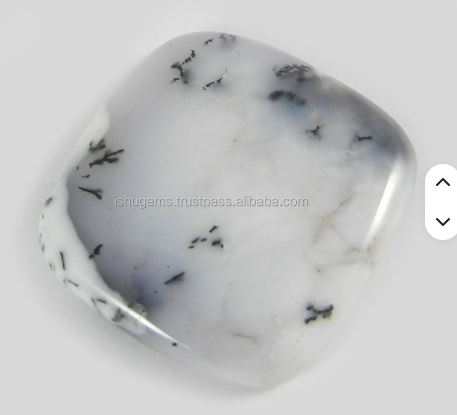 Natural Dendritic Opal 30mm Square Cushion Shape cabochon 1090 gms loose stones for jewellery making IG0233