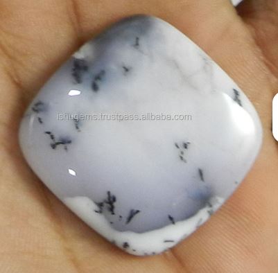 Natural Dendritic Opal 30mm Square Cushion Shape cabochon 1090 gms loose stones for jewellery making IG0233