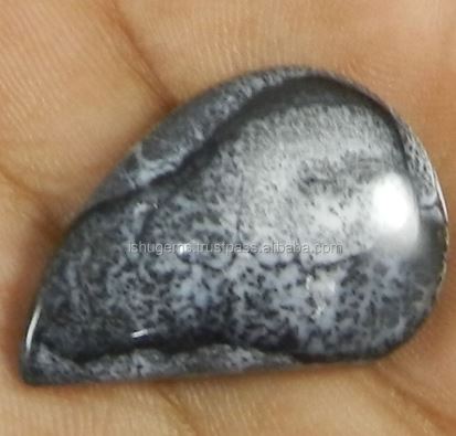 Natural Dendritic Opal 21x30mm Fancy Shape Cabochon 435 gms Loose Gemstone For Jewelry