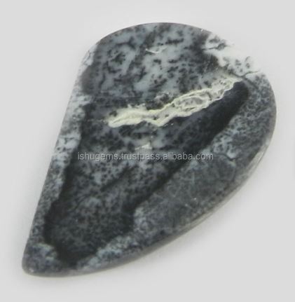 Natural Dendritic Opal 21x30mm Fancy Shape Cabochon 435 gms Loose Gemstone For Jewelry