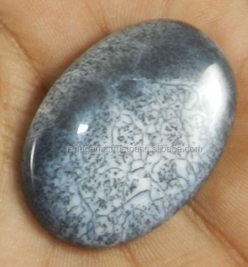 Natural Dendritic Opal 27x38mm Oval Cabochon 880 Gms Loose Stones for Jewelry Making