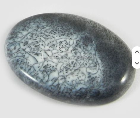 Natural Dendritic Opal 27x38mm Oval Cabochon 880 Gms Loose Stones for Jewelry Making