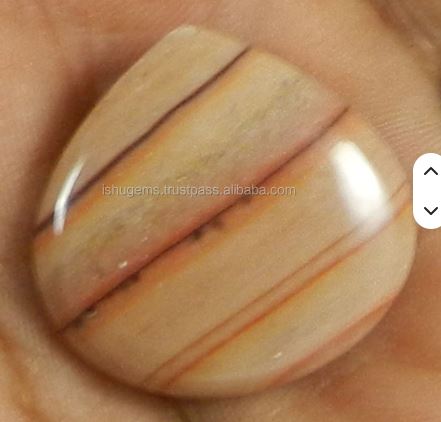 Natural Wagul jasper 24x24mm Heart Cabochon 431 gms Loose Gemstone For Jewelry Making