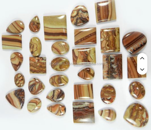 31Pcs Natural Wagul jasper 100 gms Freeform Cabochon gemstone IG0247