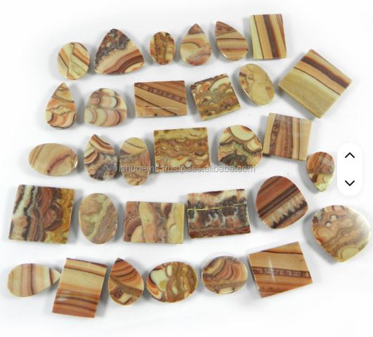 31Pcs Natural Wagul jasper 100 gms Freeform Cabochon gemstone IG0247