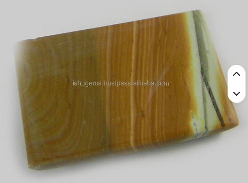 Natural Wagul Jasper 26x17mm Rectangle Cabochon Loose Gemstone For Jewelry Making