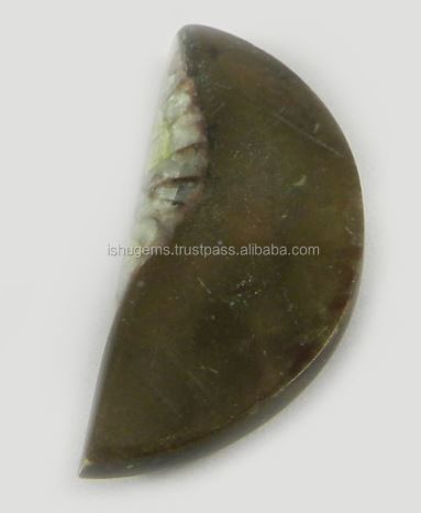 1431mm Natural Brown ammonite 410 gms Half moon cab Beautiful Cabochon gemstone IG0264