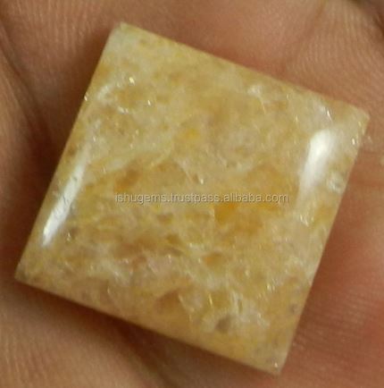 20mm Natural Yellow Aventurine Cabochon Gemstone 510 Gms Beautiful Square Loose Gemstone IG0269