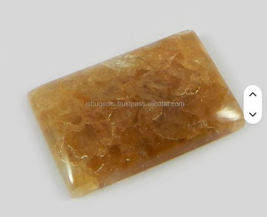 1623mm Yellow Aventurine 410 gms Rectangle Cabochon Wholesale Gemstone IG0272