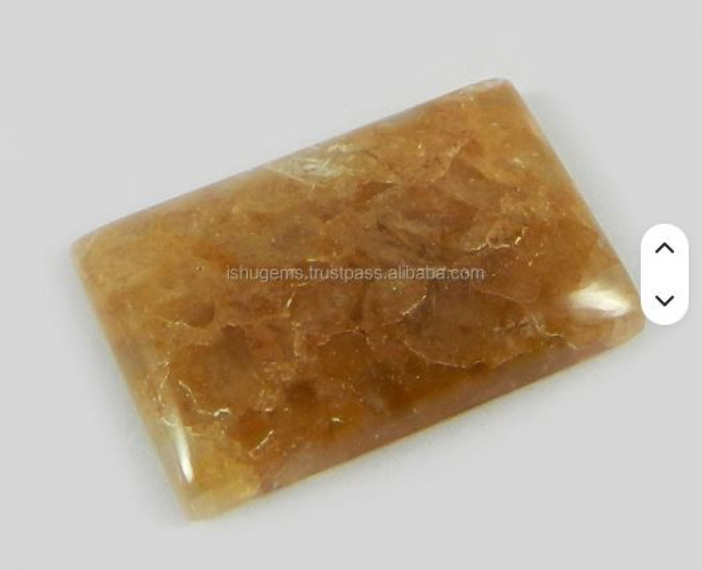 Image of 16*23mm Yellow Aventurine 4.10 gms Rectangle Cabochon Wholesale Gemstone IG0272