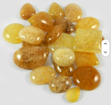 22Pcs Natural Yellow Aventurine 100 Gms Freeform Cabochon Ishu Gems Model IG0273