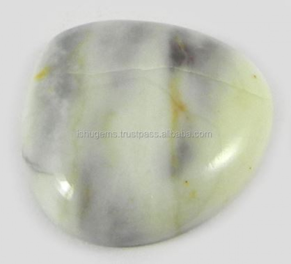 Image of Natural Serpentine jasper 22x21mm Heart Cabochon Loose gemstone