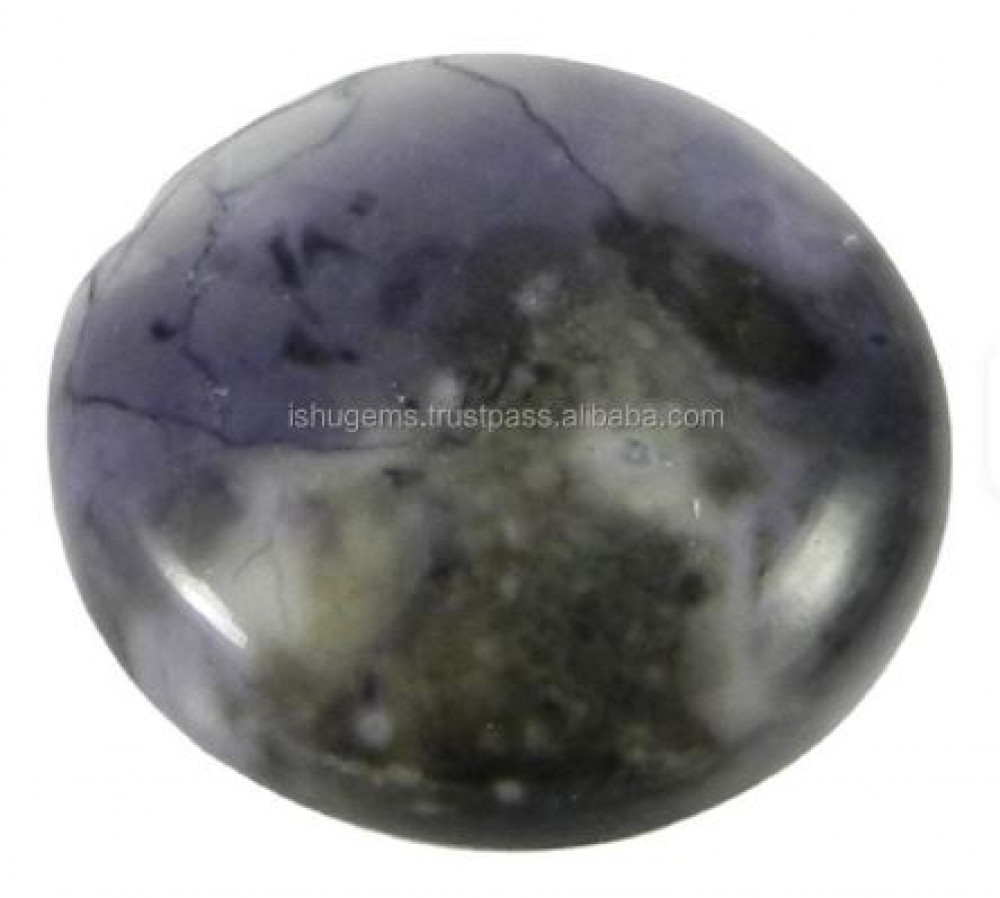 Image of 22mm Natural Tiffany jasper 3.90 gms Round Cabochon Wholesale Loose Gemstone IG0290