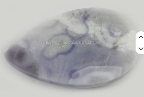 Natural Tiffany Jasper 19x28mm Pear Cabochon 370 gms Loose Gemstone For Jewelry Making