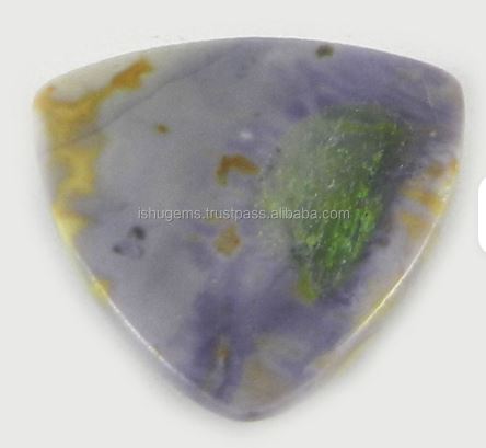 21mm Natural Tiffany jasper 335 gms Triangle latest Cabochon gemstone IG0293