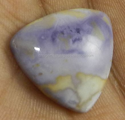21mm Natural Tiffany jasper 335 gms Triangle latest Cabochon gemstone IG0293