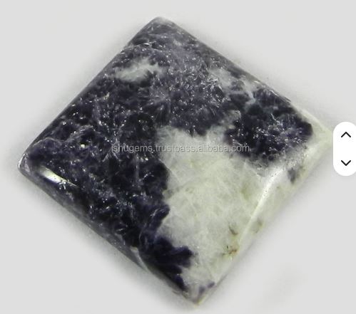 19mm Natural Lepidolite Gemstone 355 gms Cushion Square Cabochon Gemstone IG0297