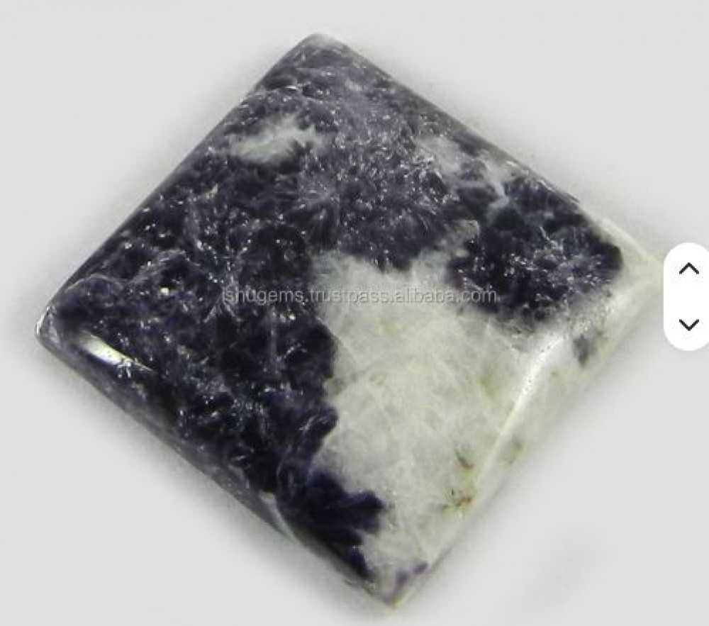 Image of 19mm Natural Lepidolite Gemstone 3.55 gms Cushion Square Cabochon Gemstone IG0297
