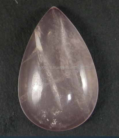 2031mm Natural Rose quartz 630 gms Pear Cabochon gemstone IG0300