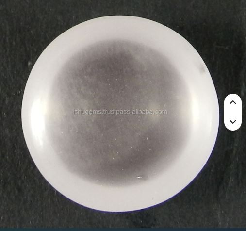 Natural Rose Quartz 17mm Round Cabochon 350 gms Loose Gemstone IG0301