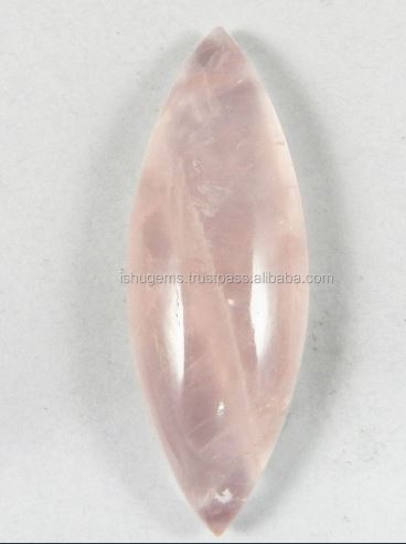 1542mm Natural Rose quartz 590 gms Marquise Cabochon loose gemstone IG0304