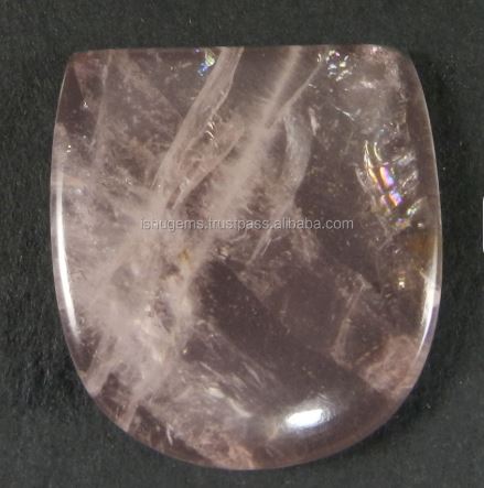 2426mm Natural Rose quartz 590 gms Fancy Cabochon gemstone IG0306