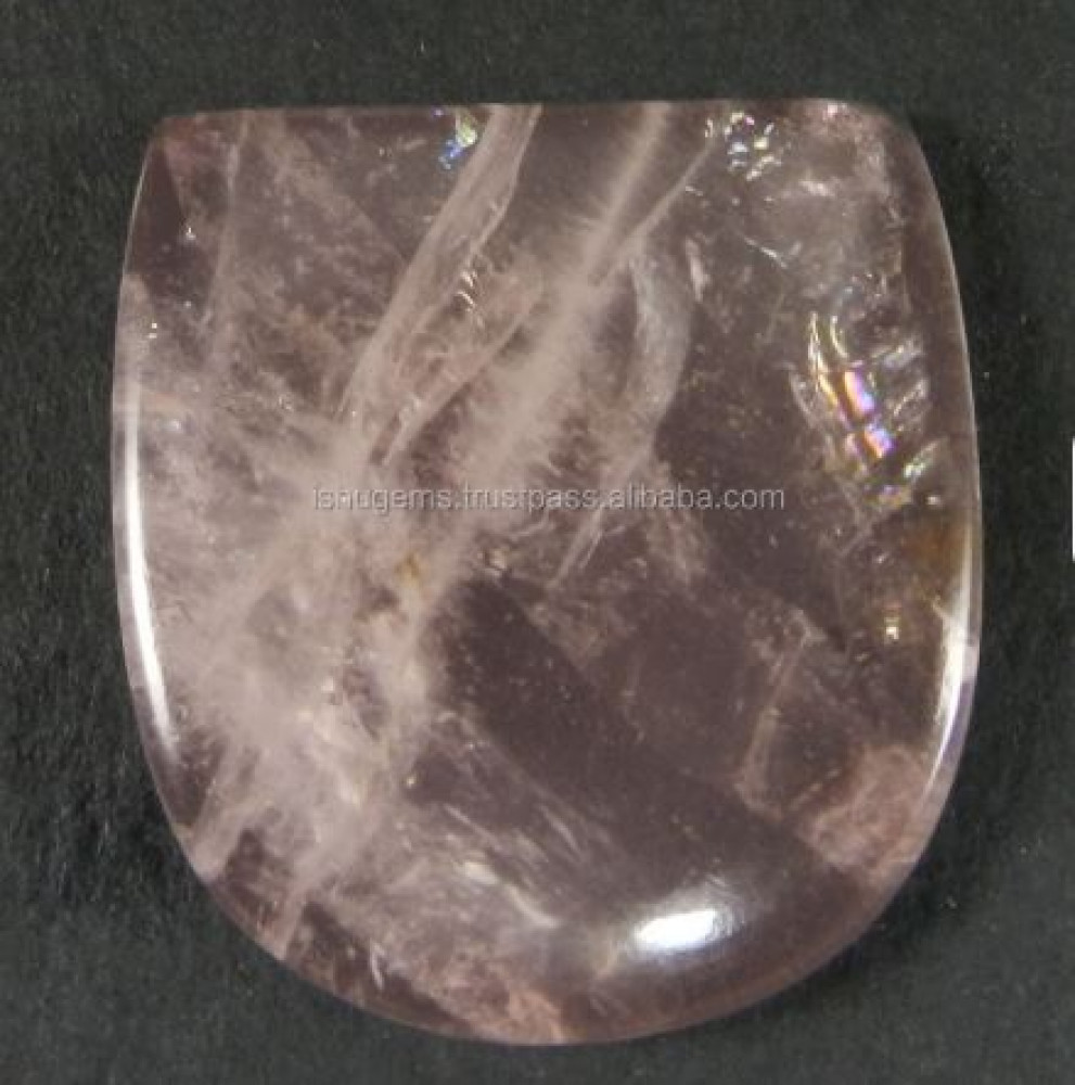 Image of 24*26mm Natural Rose quartz 5.90 gms Fancy Cabochon gemstone IG0306