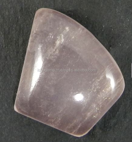 Natural Rose Quartz 1718mm Fancy Cabochon Gemstone For Jewelry Making