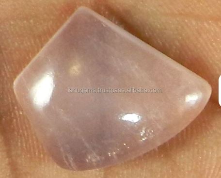 Natural Rose Quartz 1718mm Fancy Cabochon Gemstone For Jewelry Making