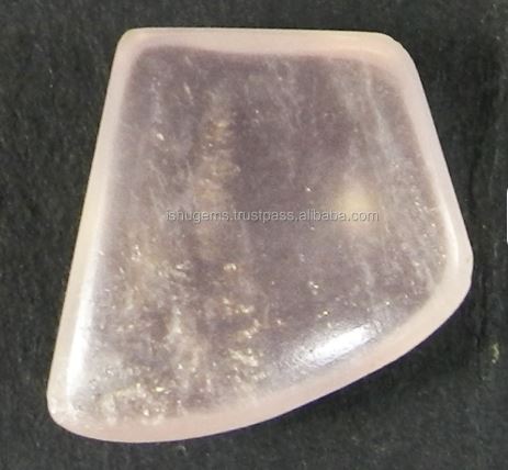 Natural Rose Quartz 1718mm Fancy Cabochon Gemstone For Jewelry Making