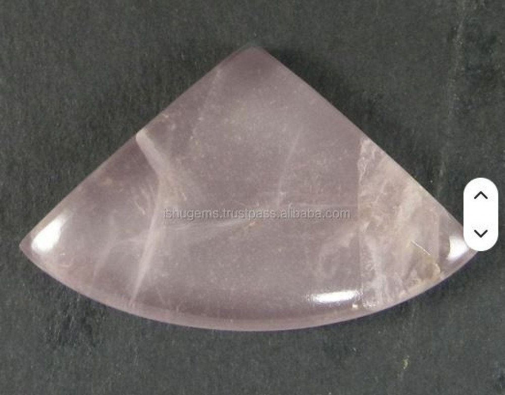 Image of Natural Rose quartz 26x38mm Fancy Cabochon 8.10 gms Loose Gemstone