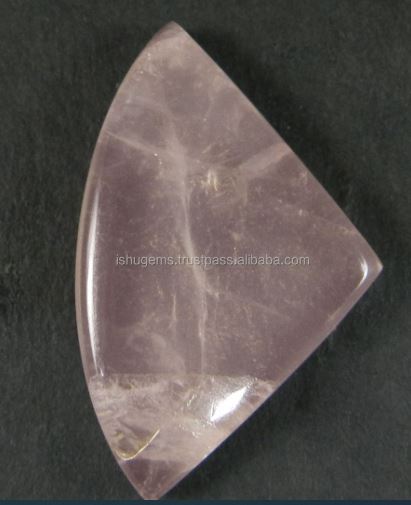 Natural Rose quartz 26x38mm Fancy Cabochon 810 gms Loose Gemstone