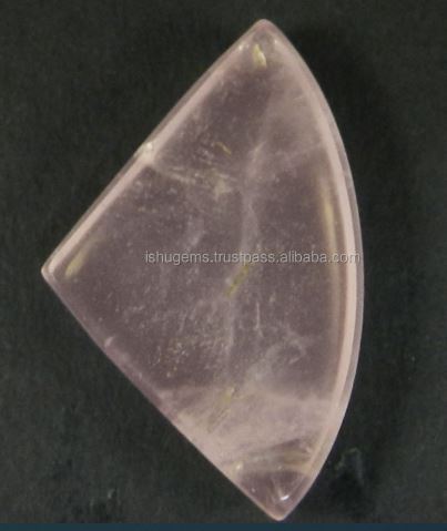 Natural Rose quartz 26x38mm Fancy Cabochon 810 gms Loose Gemstone