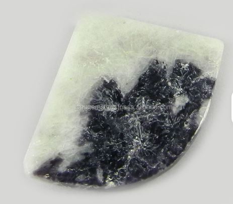 High Quality Natural Lepidolite 21x26mm Fancy Shape Cabochon Gemstone
