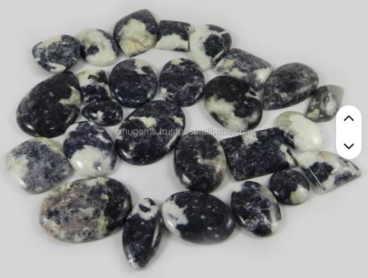Indian Wholesaler Natural Lepidolite Gemstone 26 Pcs Lot 100 Gms Mix Shape Cabochon Loose Gemstone for Jewelry Making