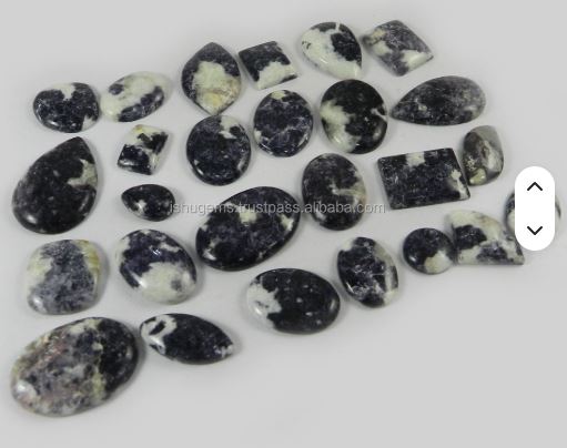 Indian Wholesaler Natural Lepidolite Gemstone 26 Pcs Lot 100 Gms Mix Shape Cabochon Loose Gemstone for Jewelry Making