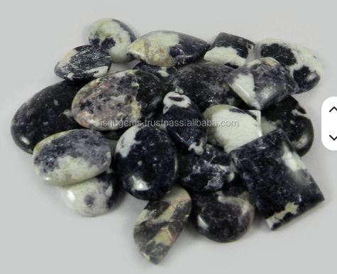 Indian Wholesaler Natural Lepidolite Gemstone 26 Pcs Lot 100 Gms Mix Shape Cabochon Loose Gemstone for Jewelry Making